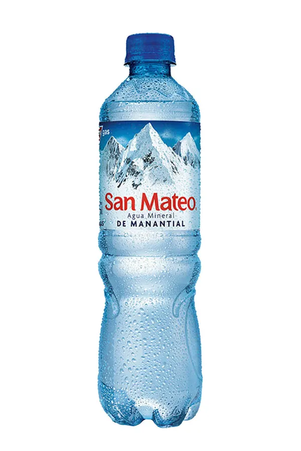 Agua San Mateo con gas 600 ml, 600 ml