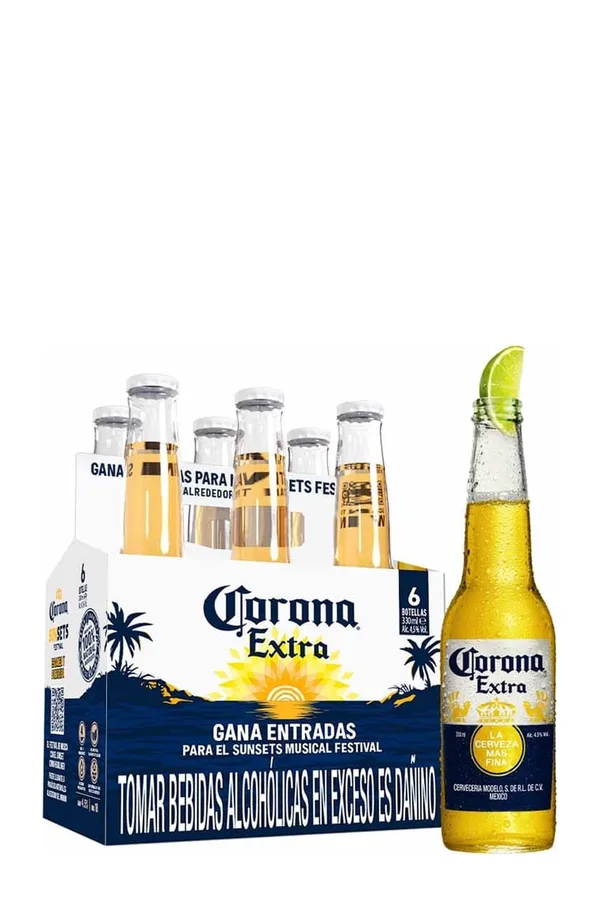 Corona Extra 330 ml × 6, 6 × 330 ml