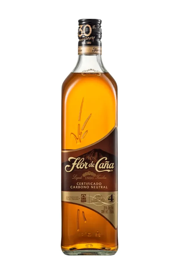 Flor de Caña 4, 750 ml