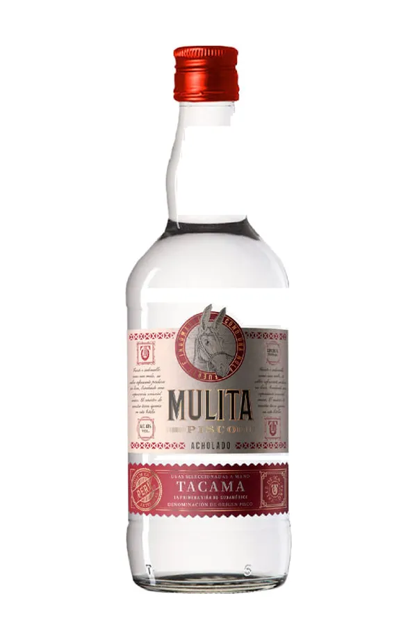 Pisco Mulita Acholado, 700 ml