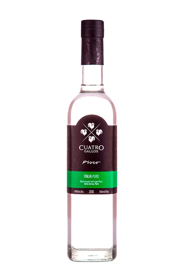Pisco Cuatro Gallos Italia, 700 ml