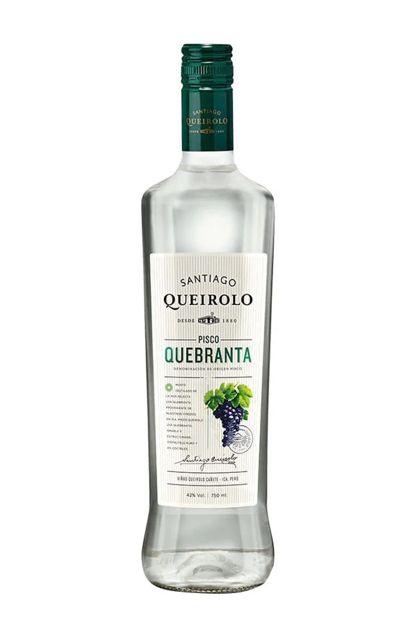 Pisco Santiago Queirolo Quebranta, 750 ml